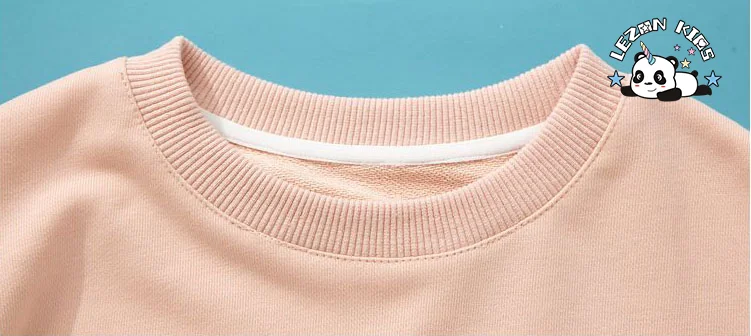 LEZONKIDS - Novos vestidos de meninas com aplicação de flor de tule de manga longa de algodão fofos e soltos para meninas